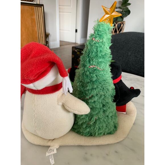 2006 Hallmark Singing & Light-up Jingle Pals Snowman and Penguins Plush - Picture 7 of 12